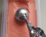 A picture of step 5 of Watermelon Sorbet.