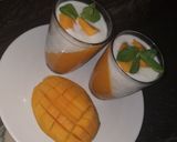 A picture of step 12 of Mango panacotta.