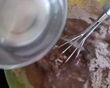 A picture of step 6 of Chocolate Cake Premix.