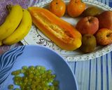 A picture of step 1 of Fruits Chaat 🍎🥝🍊🍇🍌👌😋😋.