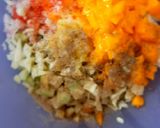 A picture of step 2 of Mango salsa.