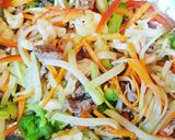 Hình bước làm 5 của món Rau xào ngũ sắc