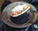 A picture of step 3 of Mix veg pizza.