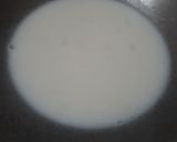 A picture of step 2 of Sev khoya burfi.