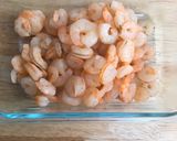 A picture of step 1 of Shrimp Caesar Salad.