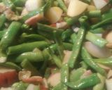 A picture of step 9 of Pole Beans with New Potatoes.