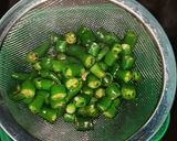 Foto langkah ke 2 dari resep Acar Cabe Hijau.