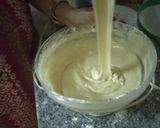 A picture of step 7 of White forest cake#mycreativewhiteforestrecp.chocolate flower.