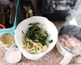 รูปขั้นตอนการทำที่ 1 ของ แกงเขียวหวานอกไก่ (คลีน)