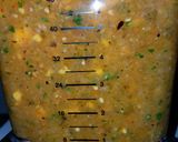 A picture of step 8 of Mike's Mango Pineapple Habenero Salsa.