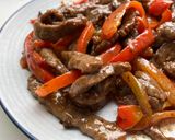 Foto langkah ke 6 dari resep Stir fry beef with paprika (oriental style) simpel, lbh mudah dr yg kita bayangkan!.