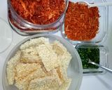 Hình bước làm 4 của món Cơm Cháy Mỡ Hành Khô Bò Tép Sấy