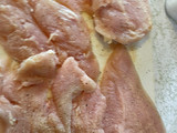 Less saucy chicken Parmesan