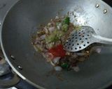 A picture of step 4 of Chilli mushroom.