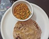 A picture of step 4 of Paneer bhurji.