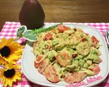 Foto langkah ke 9 dari resep Rich avocado Cold cream spaghetti (spaghetti dg krim alpukat).