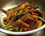 Sült marhaszegy zöldségekkel recept fázis 3 fotója