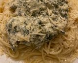 A picture of step 3 of Instant Pot Artichoke and Spinach Dip Applebee's Copycat.