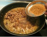 A picture of step 7 of Brinjal Raw banana gravy.