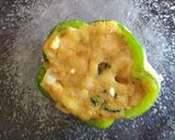 A picture of step 4 of Capsicum masala ring.