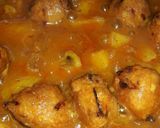 A picture of step 8 of Pakora curry..bengali style.