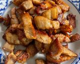 รูปขั้นตอนการทำที่ 1 ของ หมูสามชั้นคั่วพริกเกลือคีโต