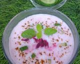 A picture of step 5 of Beetroot Raita.