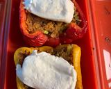 Foto del paso 3 de la receta Pimientos rojos rellenos de verduras y quinoa