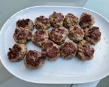 Une image de l'étape 10 de Boulettes de bœuf aux champignons et épices.