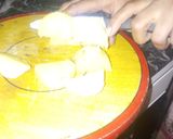 A picture of step 1 of Memoni Aaloo cholay.