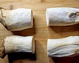 A picture of step 1 of Mushroom Burritos.