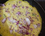 A picture of step 2 of Besan chilla.