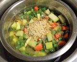 A picture of step 5 of Lemony Vegetable, Soya & Lobia Stew.