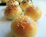 A picture of step 7 of MILK BUN (eggless).