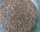 A picture of step 1 of Chia Seeds Rooh Afza Rose Shahi Shrikhand.