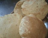A picture of step 2 of Masala puri kachori.