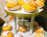 Foto langkah ke 4 dari resep Soes fla vanilla.