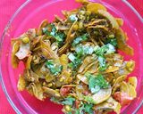 A picture of step 3 of String Beans (papdi) Subji.