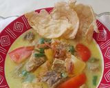 Foto langkah ke 4 dari resep Soto Daging Santan (Betawi).