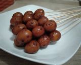 Foto langkah ke 3 dari resep Sate Telur Puyuh.
