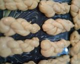 A picture of step 6 of Braided egg buns.