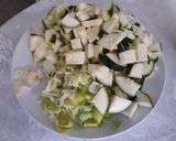 Foto del paso 1 de la receta Crema de calabacín con trocitos de jamón