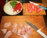 Foto del paso 1 de la receta: Estofado de pollo con mix de fideos