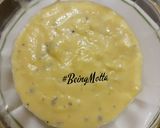 A picture of step 1 of Kesar Malai Rolls.