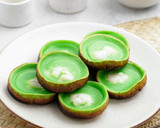 Foto langkah ke 7 dari resep Kue Lumpur Pandan tanpa Kentang vla Santan.