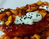 Foto del paso 2 de la receta: MIEL de Mangos🥭y Plátano🍌rellena, a la Sal Negra de Hawai..!😛