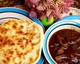A picture of step 10 of Pita bread with pepper soup of ganda.