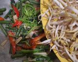 Foto langkah ke 5 dari resep Tumis Pucuk Daun Labu Campur.