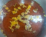A picture of step 5 of Chicken qorma.