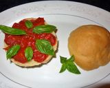 A picture of step 2 of Beef Milanesa Parmigiana Sandwich, Jon Style.